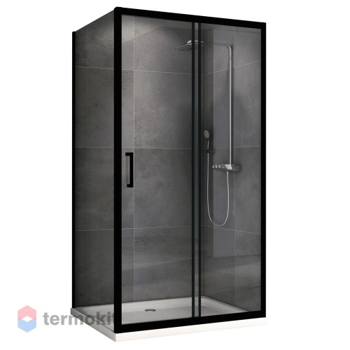 Душевой уголок ABBER Schwarzer Diamant 1950x1800x900 черный AG30180B-S90B