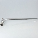 Пресс-фитинг тройник с хромированной трубкой Valtec 20 х 15 х 20 мм, 30 см