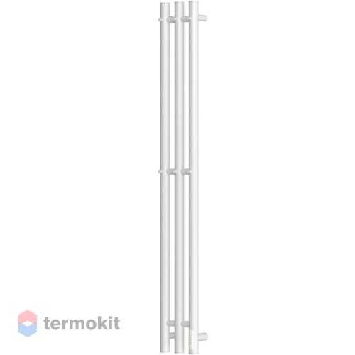 Электрический полотенцесушитель Point Серии Деметра П3 120x1200 диммер справа, белый PN12822W