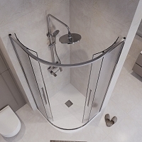 Душевой уголок Niagara Nova 1950x900x900 (шиншилла) хром NG-3626-34