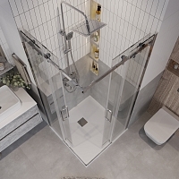 Душевой уголок Grossman Classic 1950x1000x1000 хром 300.K33.04.1010.10.00