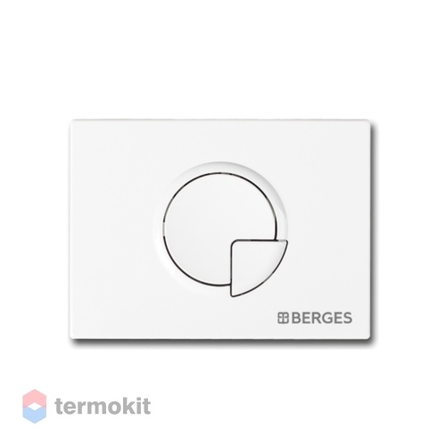 Клавиша смыва BERGES NOVUM R4 Soft Touch белая 040024