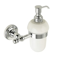 Дозатор жидкого мыла Migliore Mirella настенный керамика/хром 17234