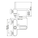 Смеситель для ванны WasserKRAFT Kammel 1801