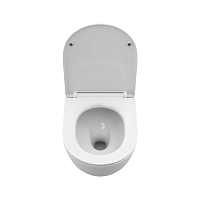 Унитаз подвесной BelBagno UNO-TOR безободковый, с системой смыва "Торнадо", с сиденьем soft close BB5177CH-TOR/SC