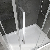 Душевой уголок ABBER Schwarzer Diamant 1950x1700x600 хром AG30170H-S60