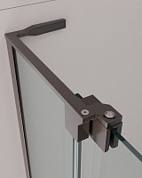 Душевой уголок Cezares Slider 1950x900x800 оружейная сталь SLIDER-AH-2-80/90-90/100-C-GM