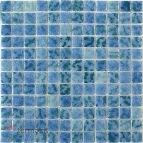 Стеклянная мозаика Natural Steppa STP-BL024 (2,5х2,5) 31,7х31,7