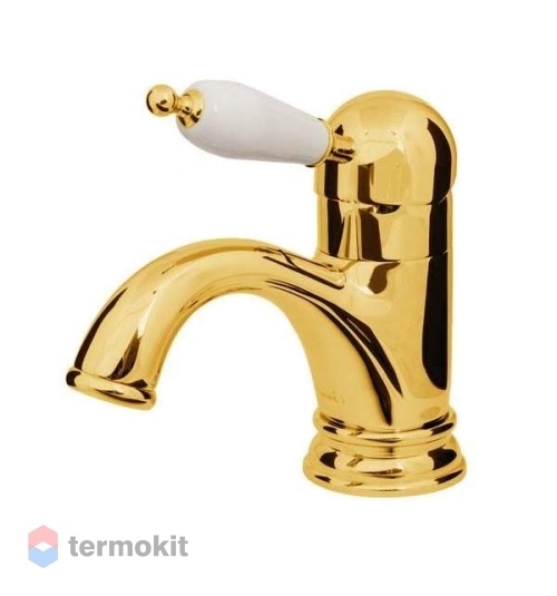 Смеситель для раковины Boheme Murano золото 281-MR-W