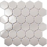 Керамическая Мозаика Starmosaic Hexagon small Grey Glossy (MT20116) 27,2х28,2х6