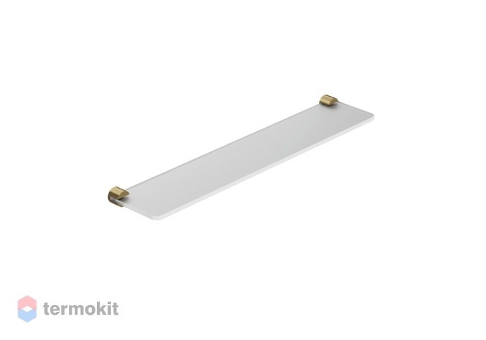 Полка Kludi Vela R стеклянная брашированное золото 58973N0