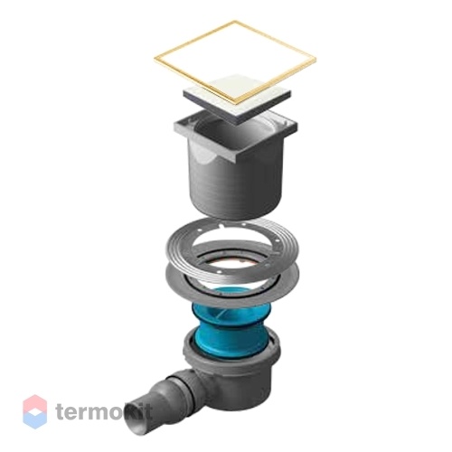 Сливной трап Pestan Confluo Standard White Glass 1 Gold 13000156