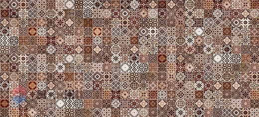 Керамическая плитка Cersanit Hammam облицовочная рельеф коричневый (HAG111D) 20x44
