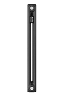 Стальной трубчатый радиатор Kohr Heim 2057/04 секции с боковым подключением 3/4 черный