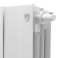 Радиатор Royal Thermo PianoForte 500 VR80 \ 06 секций \ биметаллический с нижним правым подключением 80мм белый