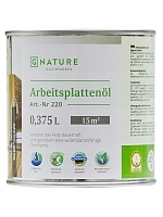 GNature 220, Arbeitsplattenöl Масло для деревянных столешниц и других поверхностей контактирующих с пищей 0,375 л