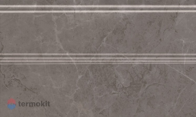 Керамическая плитка Kerama Marazzi Гран Пале FMB011 Плинтус Серый 15x25