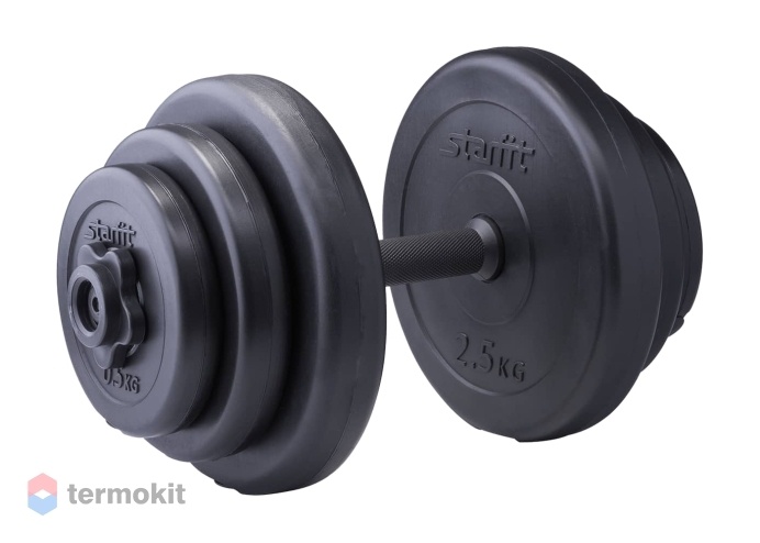 Гантель пластиковая Starfit DB-701 9 кг разборная 1 шт