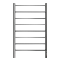 Электрический полотенцесушитель Terminus Аврора П8 500x850 quick touch Сатин