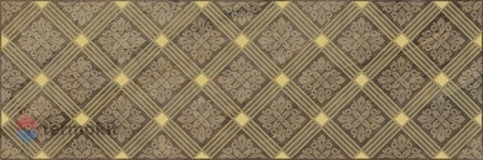 Керамическая плитка Laparet Royal Декор коричневый 20х60