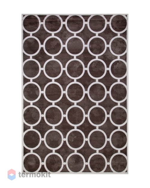 Ковёр Merinos Sierra 150x400 прямоугольный коричневый/кремовый D713