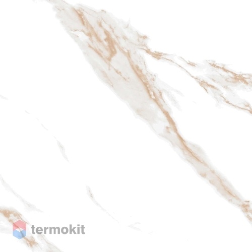 Керамогранит Ceradim Calacatta Sharp Gold белый 80х80 Полированный