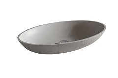 Раковина накладная ACQUABELLA LAVABO ON-TOP OVAL 58 MARFIL