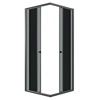 Душевой уголок Niagara Eco 1900x780x780 (тонированное стекло) черный матовый NG-1008-14QT