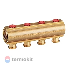 Giacomini Коллектор с отсечными клапанами 1" x 18/8 R553SY008