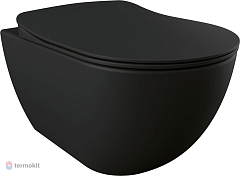 Сиденье для унитаза CREAVIT Duck микролифт черный матовый KC0903.01.1400E УЦЕНЕННЫЙ