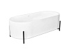 Ванна из искусственного камня NTBagno Amiata 1600x800 белый матовый NT303