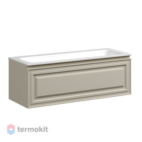 Тумба с раковиной SANCOS Very 120 подвесная beige soft VR120CE+CN7017