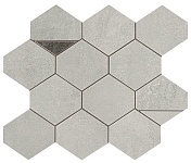 Керамическая плитка Atlas Concorde Blaze 9BNA Aluminium Mosaico Nest мозаика 29,4х25,8