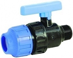 Кран шаровый ПНД РP 32 х 1&quot; П (Джилекс)