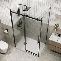 Душевой уголок Grossman Classic 1950x1400x800 графит сатин 120.K33.04.1480.42.00