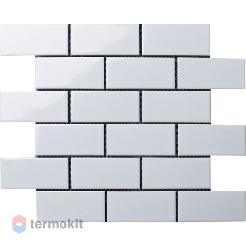 Керамогранитная Мозаика Bonaparte Brick White (45x95x6) 28,75x29,2