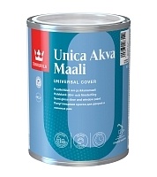 Tikkurila Unica Akva Maali,Акрилатная краска для окон и дверей, база С, 0,9л
