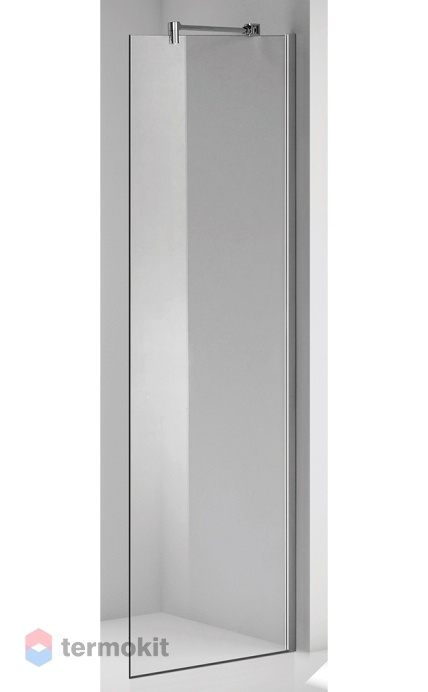 Боковая стенка Gemy 800x1900 полированный хром D80