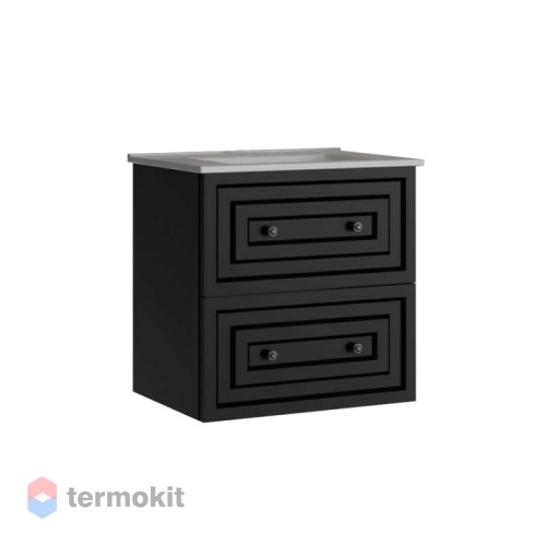 Тумба с раковиной CREAVIT Kayra 100 черный KY0060.42.MAN
