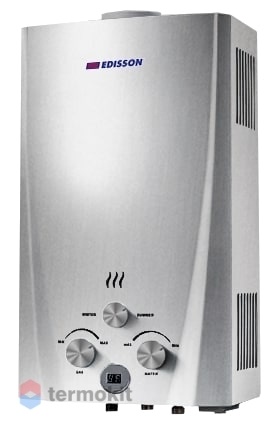 Водонагреватель газовый проточный EDISSON F 20 D (silver)
