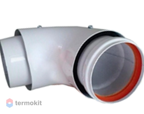 Rommer Отвод утеп. д.80/100 - 90гр