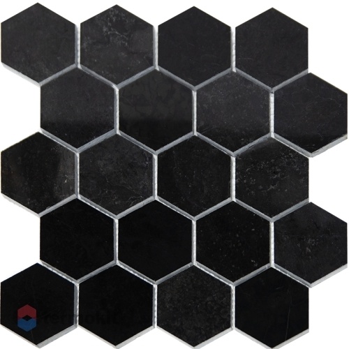 Мозаика из нат. мрамора Starmosaic Hexagon VBsP (64х74) 30,5х30,5