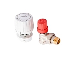 Danfoss Комплект термостатических элементов 3/4 угловой для двухтрубной системы