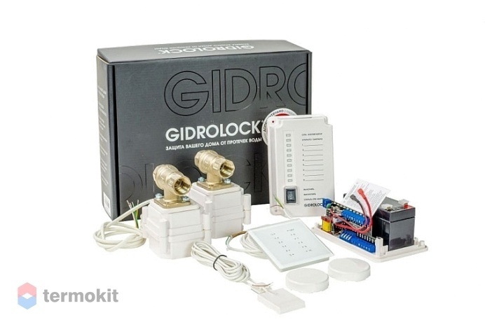 Комплект для защиты от протечек воды Gidrоlock Premium TIEMME 1/2