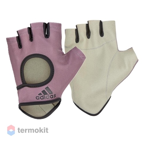 Перчатки для фитнеса Adidas фиолетовый, разм.M ADGB-12654