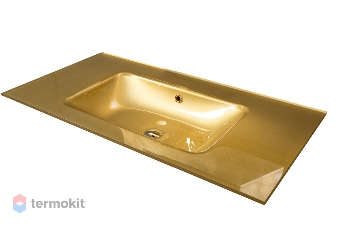 Раковина-столешница мебельная Armadi Art NeoArt 100 золото 852-100-G