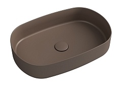 Раковина ISVEA Infinity 55 коричневый матовый 10NF65055SV-2H