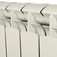 Секционный алюминиевый радиатор STOUT Bravo 500 \ 09 секций \ с боковым подключением Уцененный