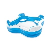 Бассейн надувной прямоугольный Intex &quot;Swim center family lounge pool&quot;, 299х299х66 см, 56475NP