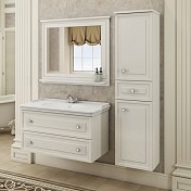 Зеркало COMFORTY Феррара-100 белый глянец 00004147993